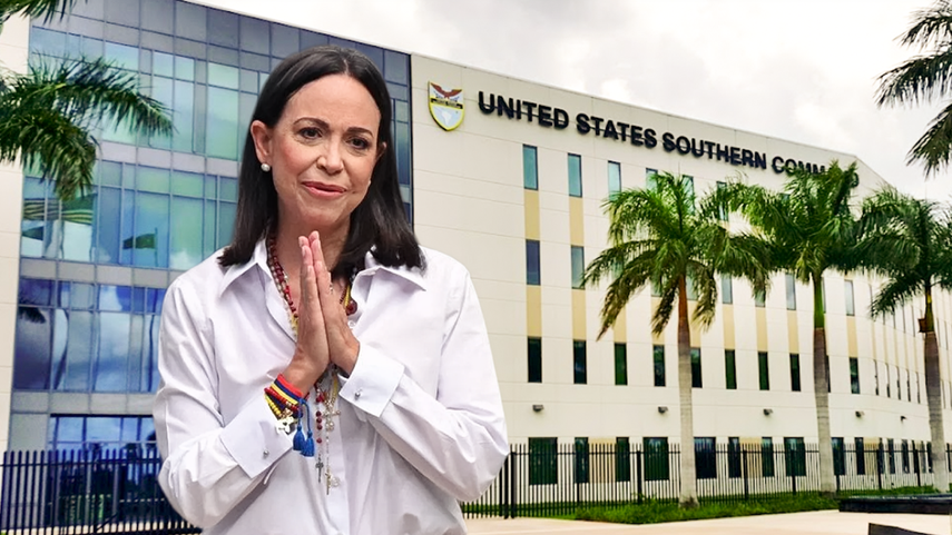 La nobel María Corina Machado.