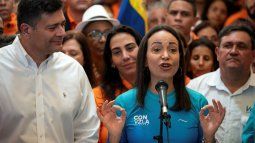 La candidata presidencial de la oposición en Venezuela, María Corina Machado, se reunió con la comunidad en Carabobo y prometió que sacará el socialismo del país.