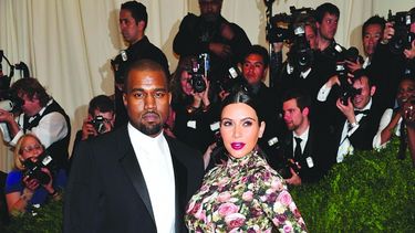 Kim Kardashian y Kanye West (AP)