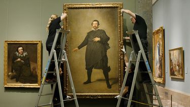 Imagen del descolgado de la obra Pablo de Valladolid.&nbsp;Museo del Prado, Madrid.