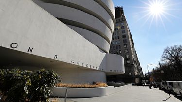 Esta foto de archivo tomada el 13 de marzo de 2020 muestra el Museo de Arte Solomon R. Guggenheim en la ciudad de Nueva York.