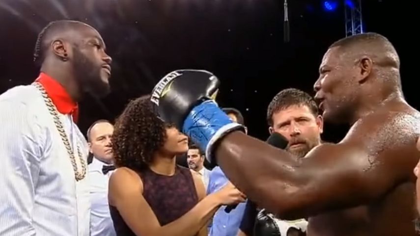 En diciembre de 2017, Deontay Wilder había subido al ring tras una pelea que ganó Luis Ortiz y le había asegurado que se enfrentarían el uno al otro.