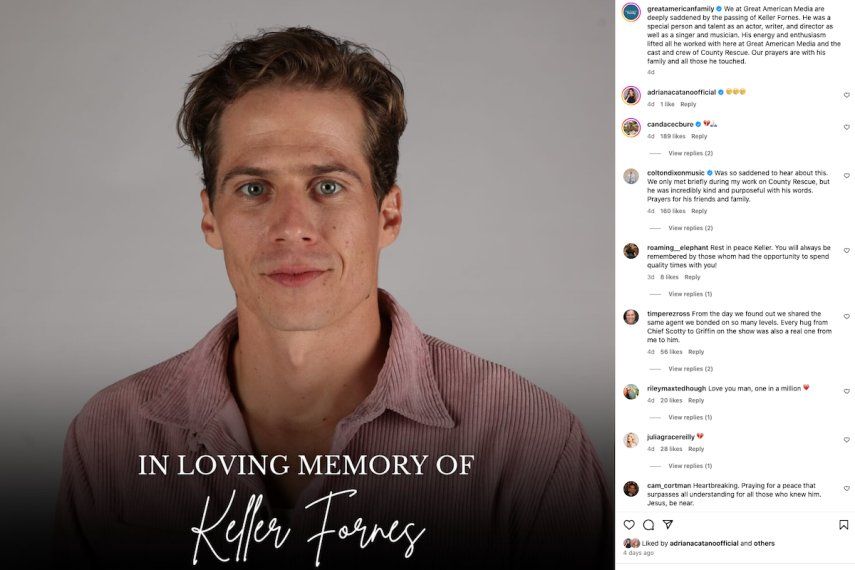 El actor estadounidense Keller Fornes.&nbsp;