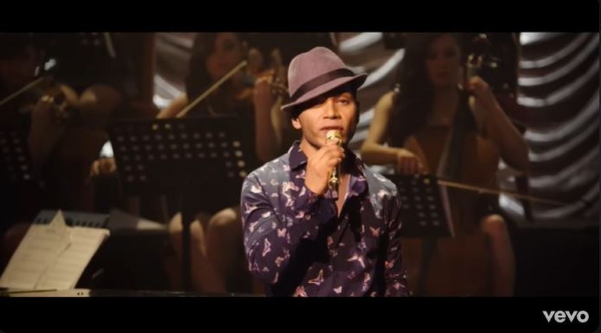 El cantante mexicano Samo durante un concierto.&nbsp;