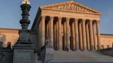 La Corte Suprema al atardecer en Washington, D.C.&nbsp;