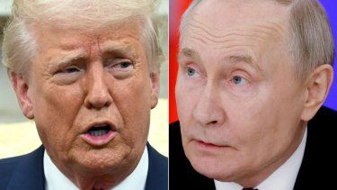 El presidente de Estados Unidos, Donald Trump, y su homólogo ruso, Vladimir Putin.