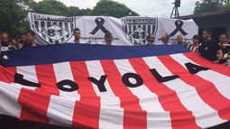 Familiares, amigos y conocidos rindieron honores a Miguel Castillo en el Colegio San Ignacio de Caracas.