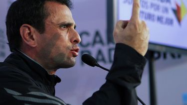 Henrique Capriles, líder opositor venezolano.