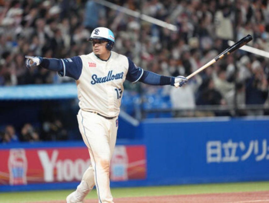 El venezolano Jose Osuna del Tokyo Yakult Swallows en Japón&nbsp;