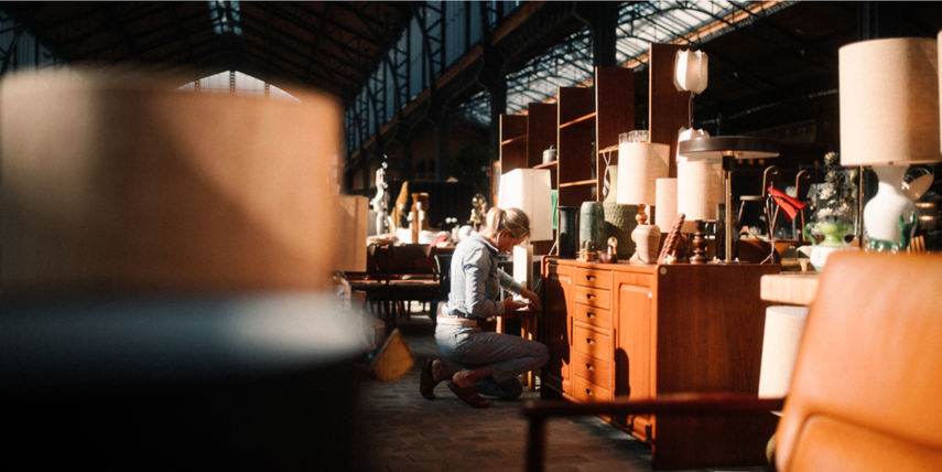 Captura de la página web de la feria de diseño Brussels Design Market