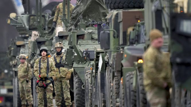 Miembros del ejército de Estados Unidos.