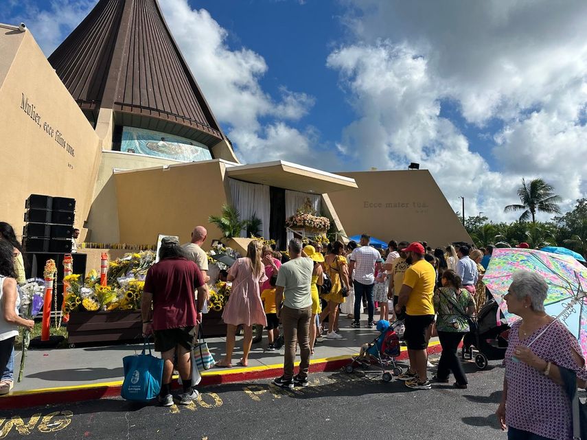 Celebración en la Ermita de la Caridad, en Miami, el 8 de septiembre de 2024.&nbsp;