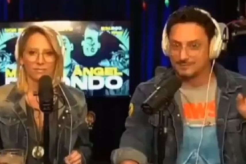 Los locutores Jean Mary Curró y Alex Goncalves, conductores de Nos reiremos de esto.