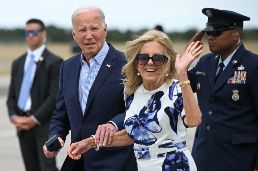 El presidente Joe Biden y su esposa Jill.
