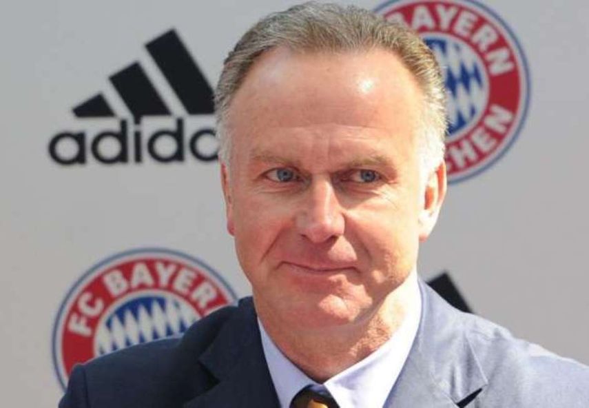  Karl-Heinz Rummenigge no está contento con la eliminación de la Juventus en octavos de final. (EFE)