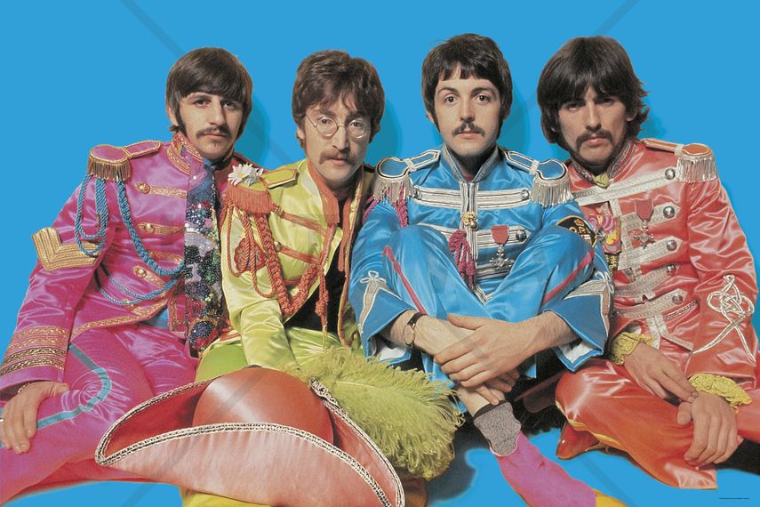 Portada del álbum de los Beatles Sgt. Peppers Lonely Hearts Club Band.