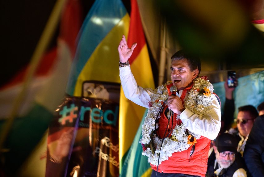 El candidato del PDC, Rodrigo Paz, resultó electo presidente de Bolivia en el balotaje del 19 de octubre de 2025.