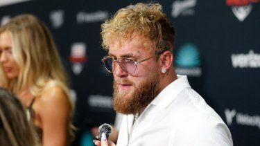 El estadounidense Jake Paul durante el evento Beyond the Pitch New York City de Sports Illustrated, el 18 de julio de 2026.