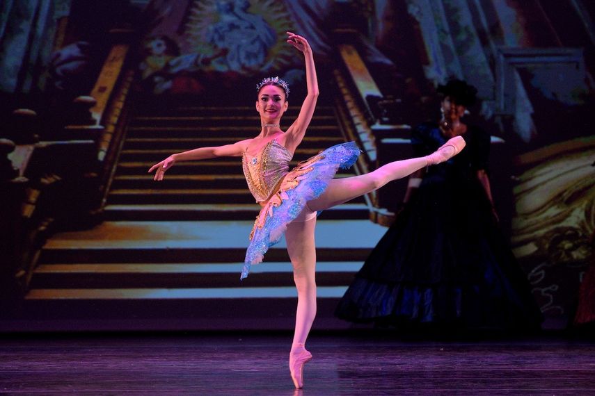La bailarina Gretel Batista en Las bodas de Aurora.