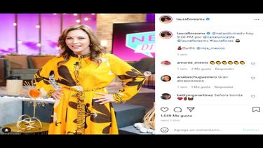 La actriz mexicana Laura Flores.