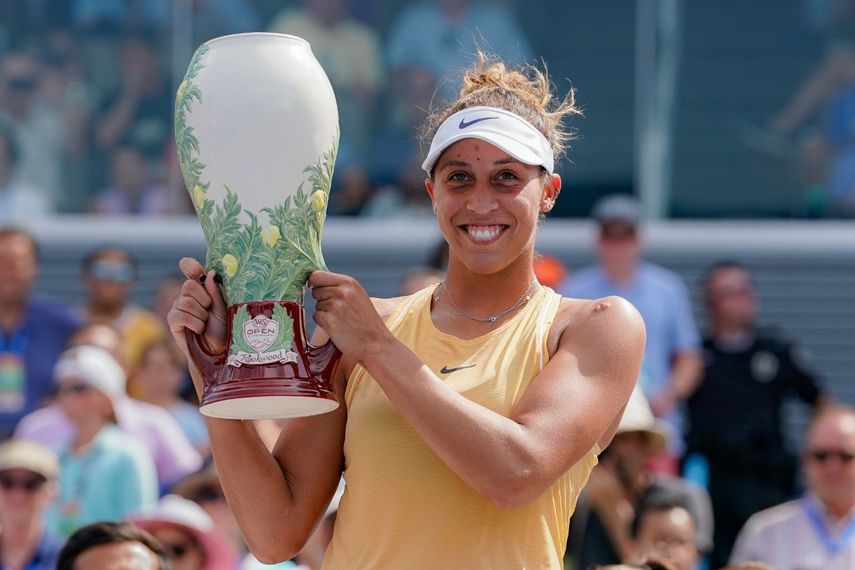 Venció a la veterana rusa Svetlana Kuznetsova por 7-5, 7-6 (5)&nbsp;