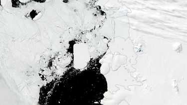 El iceberg B-22A en una imagen del 2 de febrero de 2022.&nbsp;