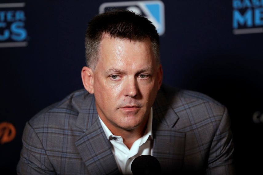 El m&aacute;nager de los Astros A.J. Hinch fotografiado durante las reuniones de invierno en San Diego el 10 de diciembre del 2019. Hinch fue suspendido por toda la temporada por robar se&ntilde;ales en el 2017 y el 2018.
