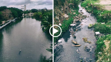 Vista del Río Almendares y de un arroyo en La Güinera, ambos en La Habana, Cuba.&nbsp;