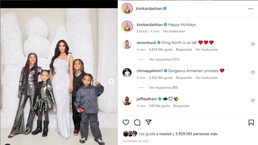 Kim Kardashian y sus hijos North West,&nbsp;Chicago West,&nbsp;Psalm West,&nbsp;Saint West.