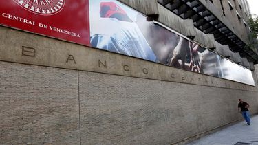 Sede del Banco Central de Venezuela (BCV), en Caracas.