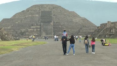 Teotihuac&aacute;n, la mayor ciudad de la Am&eacute;rica precolombina, fundada alrededor del a&ntilde;o 200 A.C. y abandonada ocho o nueve siglos despu&eacute;s, en M&eacute;xico.