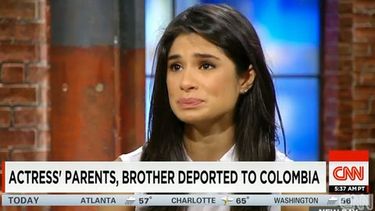 Diane Guerrero, durante su entrevista en New Day  (CNN)