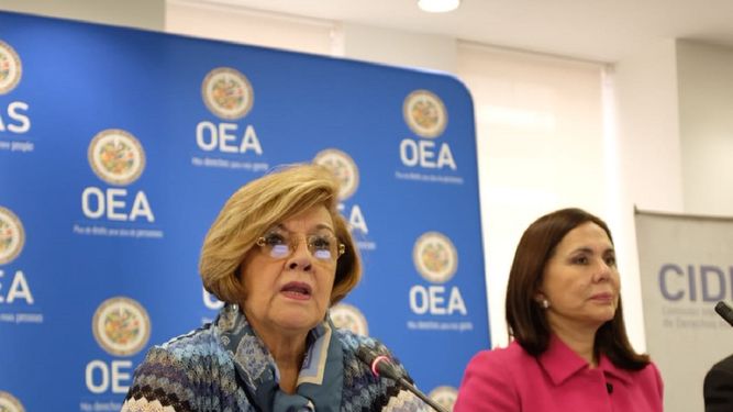 Esmeralda Aroseme&ntilde;a de Troiti&ntilde;o, presidenta de la Comisi&oacute;n Interamericana de Derechos Humanos (CIDH), organismo independiente de la OEA.