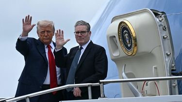 El presidente de Estados Unidos Donald J. Trump y el primer ministro de Gran Bretaña, Keir Starmer.
