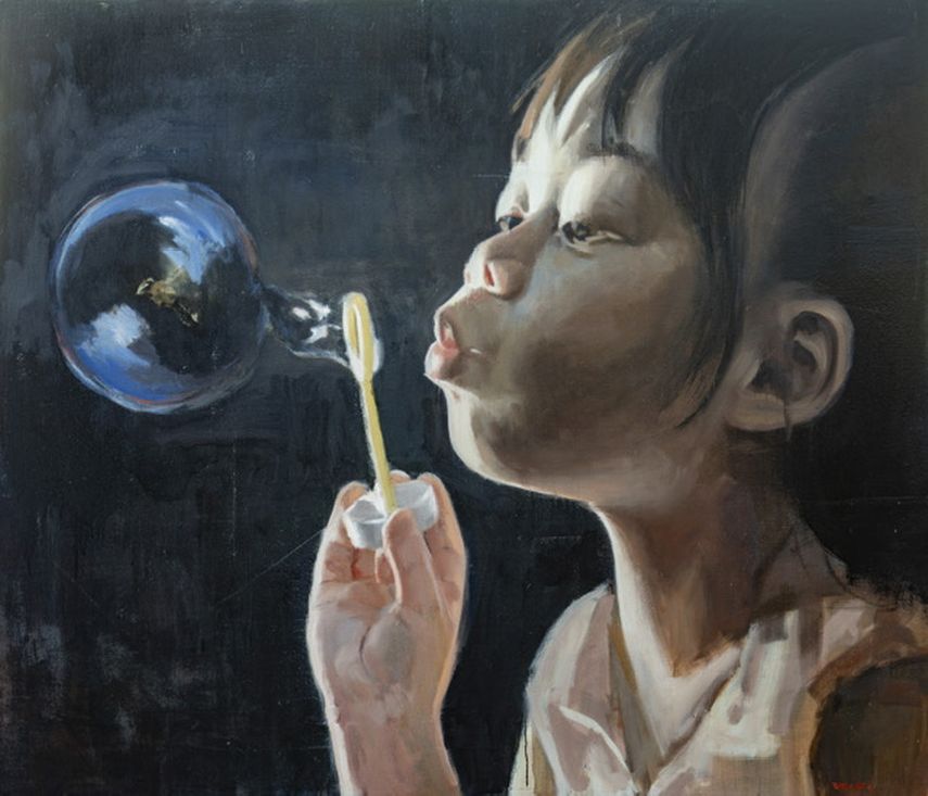 Suspensi&oacute;n, del artista Carlos Ranca&ntilde;o.&nbsp;