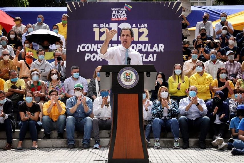 Juan Guaidó , presidente encargado de Venezuela.&nbsp;