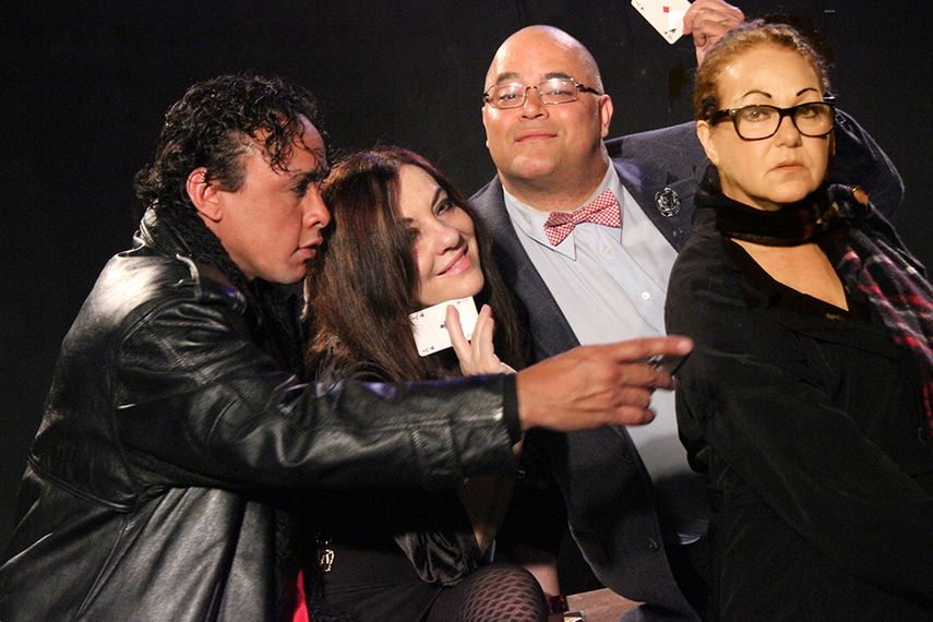Isaniel Rojas, Yvonne López Arenal, Christian Ocón y Miriam Bermúdez conforman el elenco. (MAYITO)