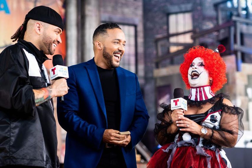 Nacho y Douglas Bernal en Un nuevo d&iacute;a de Telemundo.