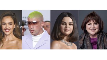 En esta combinaci&oacute;n de fotos, de izquierda a derecha, la actriz y empresaria Jessica Alba, el m&uacute;sico puertorrique&ntilde;o Bad Bunny, la cantante y actriz Selena G&oacute;mez y la cantante Linda Ronstadt, quienes estuvieron entre los homenajeados de este a&ntilde;o en los Premios de la Herencia Hispana.&nbsp;