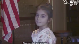 Trump mostró videos de su nieta de seis años cantando en chino.&nbsp;