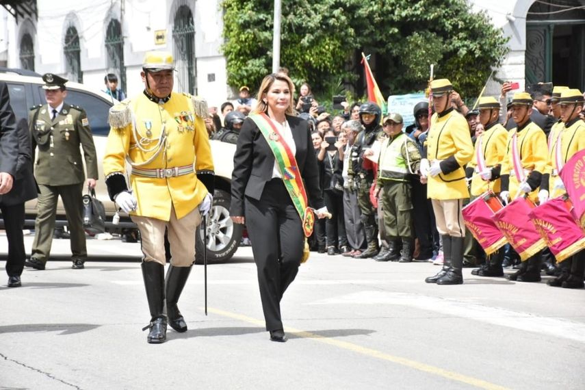 Presidenta interina de&nbsp;Bolivia,&nbsp;Jeanine &Aacute;&ntilde;ez