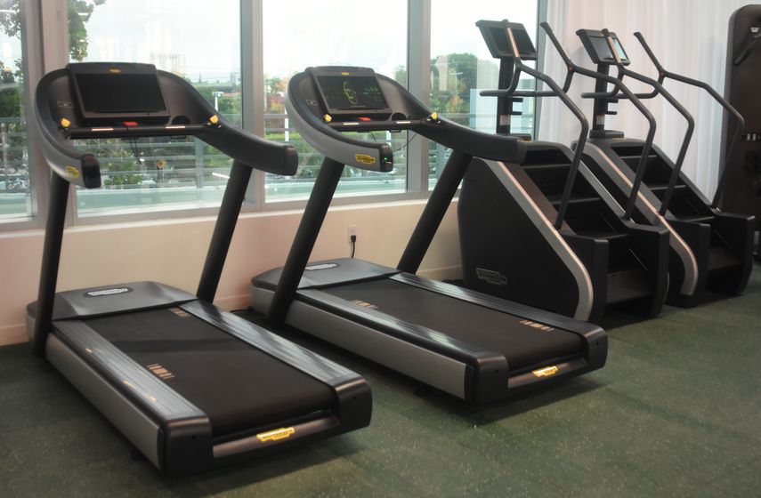 Algunas de las máquinas para ejercitarse.&nbsp;