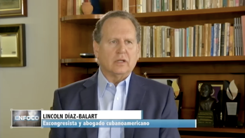 El&nbsp;excongresista federal y abogado&nbsp;cubanoamericano,&nbsp;Lincoln D&iacute;az-Balart.