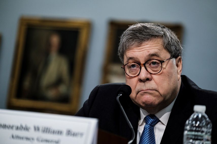 El fiscal general de EEUU, William Barr.