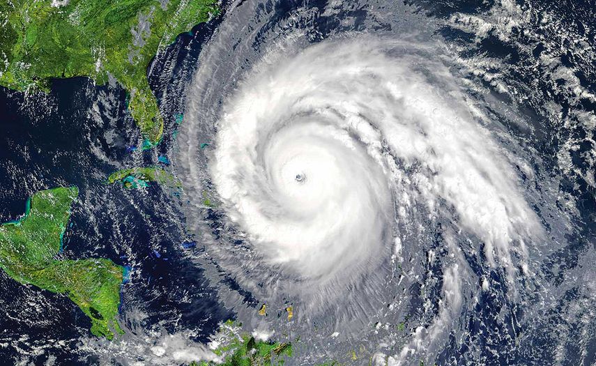 Huracán Andrew acecha a Miami, 1992.