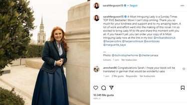Sarah Ferguson, madre de las princesas Beatriz y Eugenia.