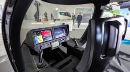 Foto de referencia del interior de un llamado taxi volador. Foto de referencia del interior de un llamado taxi volador.