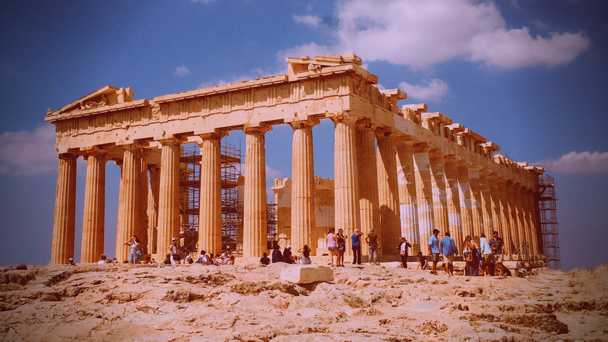 El Partenón de Atenas, Grecia.&nbsp;