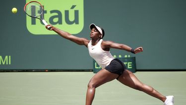Sloane&nbsp;Stephens&nbsp; durante la final del Miami Open.&nbsp;