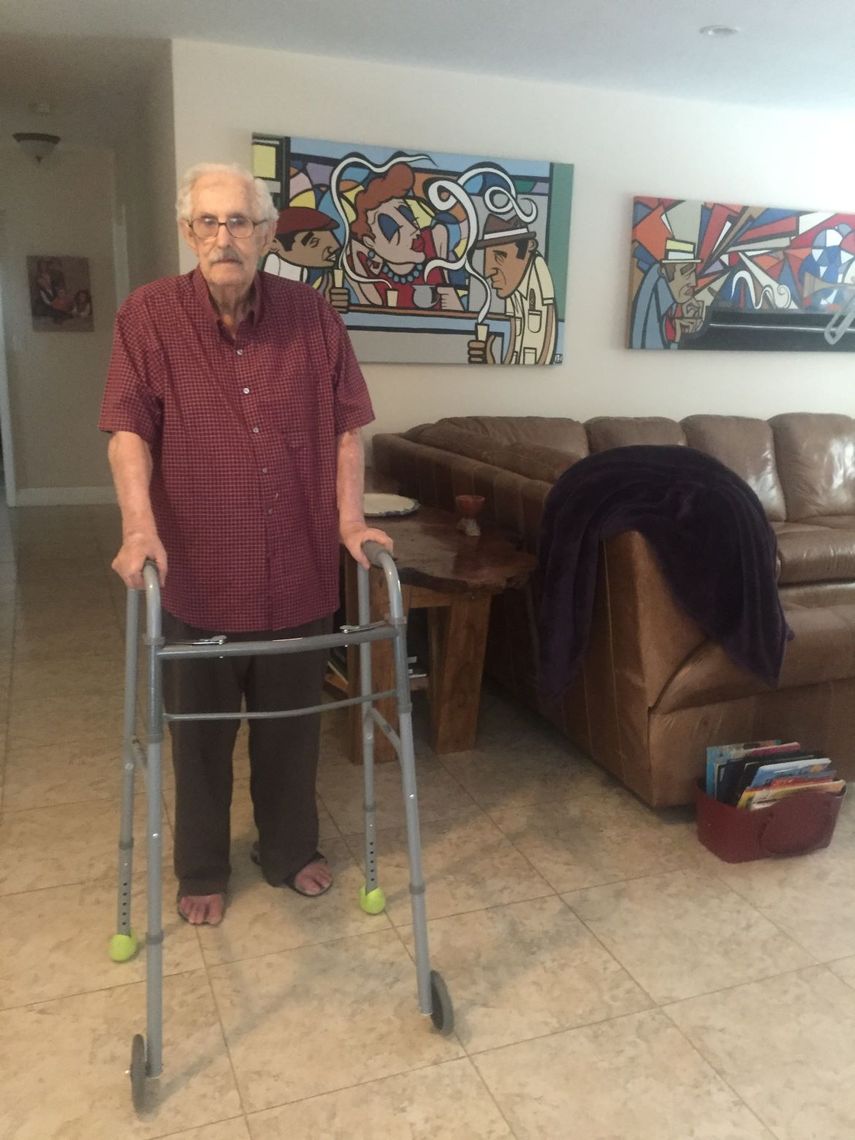 &nbsp;Antonio&nbsp;Veciana en su residencia en Miami en 2017.